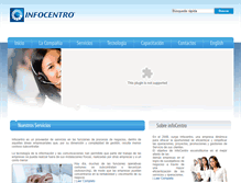 Tablet Screenshot of infocentro.com.do